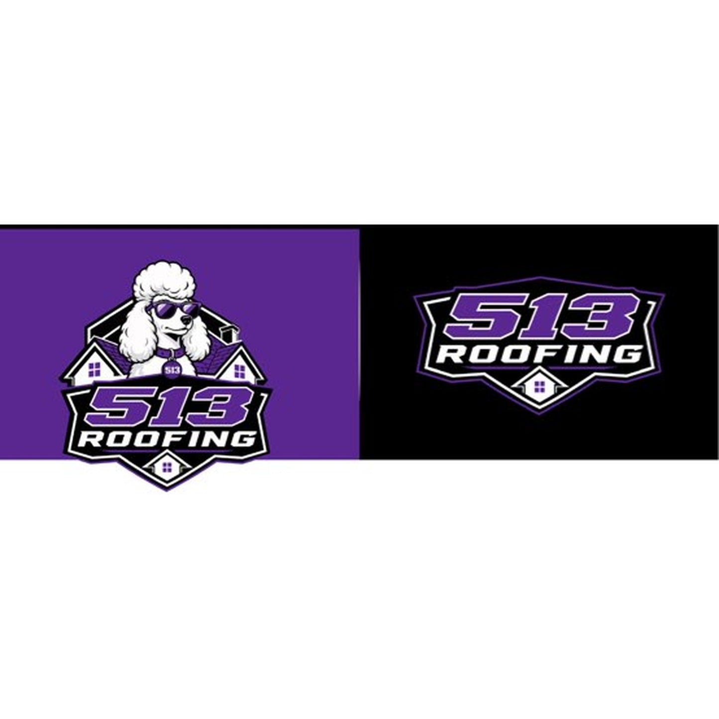 513 Roofing custom mascot logo design